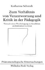 Zum Verhältnis von Verantwortung und Kritik in der Pädagogik
